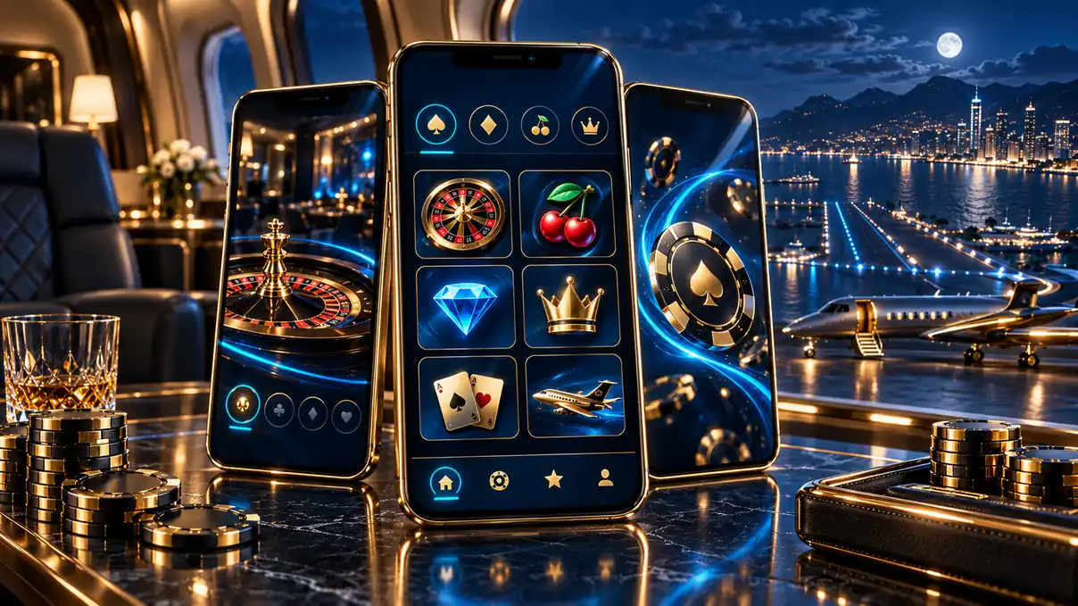Betnjet Casino mobile app displayed on smartphones